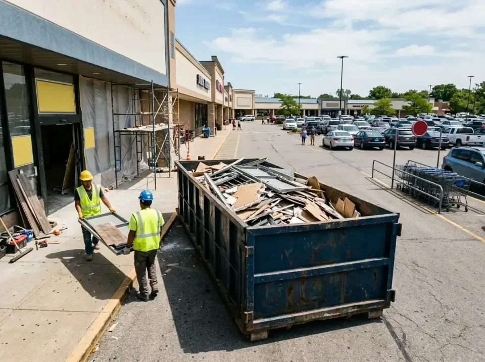 retail-store-renovation-debris-003 — frequently asked questions, Roll-off Dumpster Rentals in Manila, AR